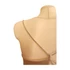 Made In Italy bézs szatén ujjatlan női felső