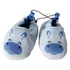 Kék vízilovas puha talpú babacipő (méret: 16)