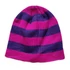 KIK sötétkék és lila csíkos kötött sapka (méret: 68/74)